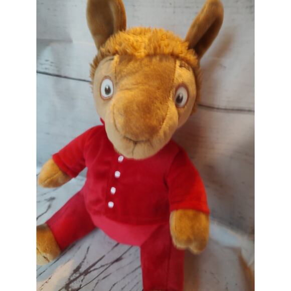 Kohls Cares 12" LLAMA LLAMA In RED PAJAMAS Stuffed Animal Plush 2020 NWOT - Picture 1 of 6